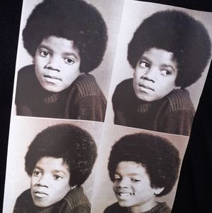 Little Michael Jackson t-shirt women